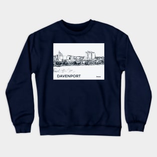 Davenport Iowa Crewneck Sweatshirt
